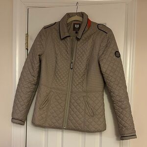 Asmar Equestrian Quilted Beige Jacket Small